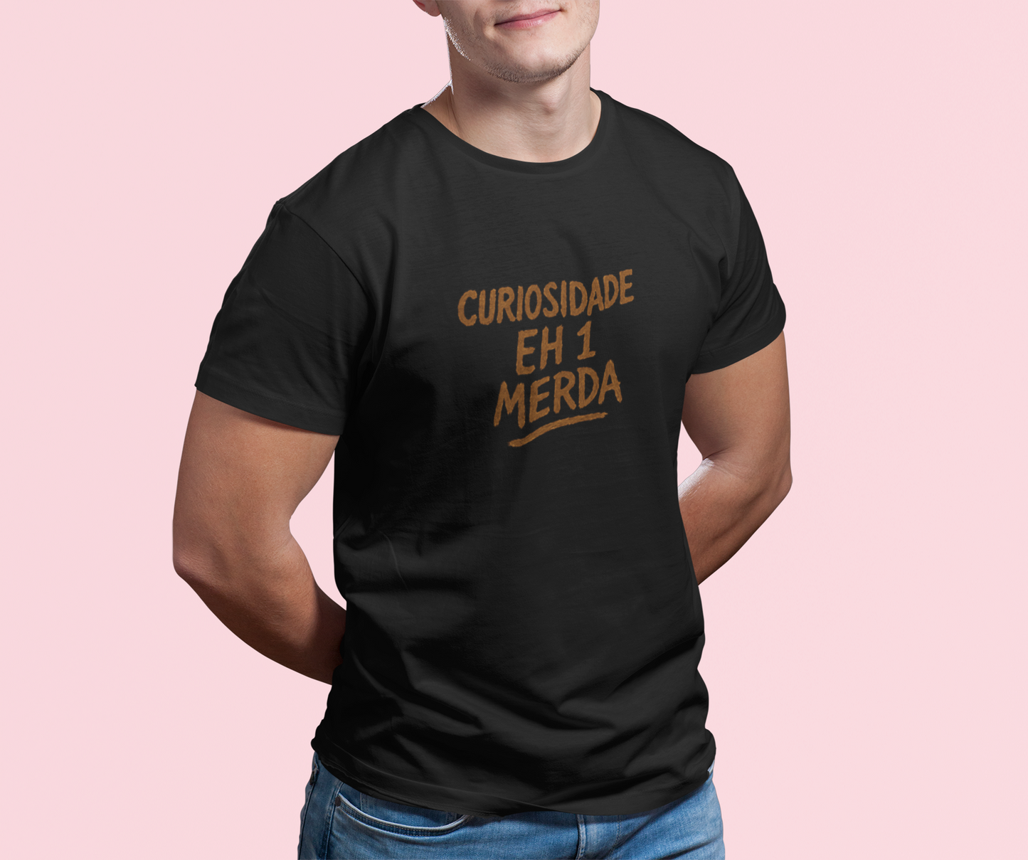 Camisa Curiosidade Eh 1 Merda